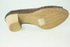 Escarpins d'été ajourés de la marque italienne CAPRIOLO - matière cuir - semelle gomme - talon carré hauteur 4 cms