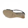 Sandales compensées de la marque WILLIAMS.H artisan chausseur à Strasbourg, dessus/tige cuir, semelle cuir, talon compensé