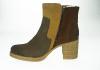 Bottines cuir, marque MTMG, couleur Taupe