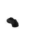Ballerines Zazie noires de la marque française HIRICA, tige cuir, doublure cuir + textile, semelle intérieure cuir, semelle extérieure gomme