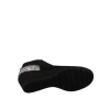 Boots, marque française HIRICA, Noires, décor façon serpent sur arrière, semelle extérieure caoutchouc, talon compensé hauteur 5 cms, sans couture