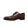 Chaussures Loake Downing Derbies simple(plate) à lacets,haut de gamme, cuir suédé brun, utilisation du meilleur veau(mollet), semelle cousue Good Year