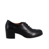 Chaussures Richelieu rustico negro, marque WILLIAMS.H, by Maria jaën, dessus et intérieur cuir, bout golf, semelle extérieure élastomère, hauteur talon 5 cms