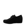 Chaussures HIRICA 100% cuir, semelles antidérapante légèrement compensée, semelle intérieure amovible à mémoire de forme, fermeture à scratch sur bouton cuir