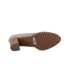 Escarpins OSIRIS TAUPE, marque MTNG, tige cuir, doublure cuir, semelle intérieure cuir, semelle extérieure caoutchouc, talon hauteur environ 6 cms