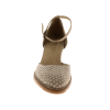 Escarpins OSIRIS TAUPE,aspect python, marque MTNG, tige cuir, doublure cuir, semelle intérieure cuir, semelle extérieure caoutchouc, hauteur talon environ 6 cms