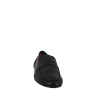 Mocassins noirs à barette WILLIAMS.H, tout cuir, semelle élastomère, talon 1,5 cms