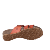 Sandales/mules en cuir compensées de la marque espagnole YOKONO, doublure cuir, semelle extérieure élastomère, semelle intérieure cuir, hauteur talon 3,5 cms.