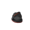 Sandales cuir, Black Red, de la marque WILLIAMS.H, design WH, fabriquée en Italie, tout cuir, semelle élastomère