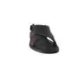 Sandales cuir, Black Tan, de la marque WILLIAMS.H, design WH, fabriquée en Italie, tout cuir, semelle élastomère