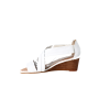 Sandales compensées de la marque WILLIAMS.H, artisan chausseur à Strasbourg, dessus/tige cuir, semelle cuir, talon compensé
