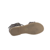Sandales TESS de la marque Les P'tites Bombes, dessus synthétique, semelle intérieure cuir, semelle extérieure caoutchouc, entre-doigt, 3 brides cheville ajustables par boucles, zip arrière.