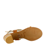 Sandales DANIELA MORI, tout cuir, talon 5 cms