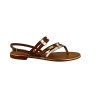 Sandales de la marque LES TROPEZIENNES, par M. BELARBI dessus cuir, doublure cuir, première cuir, semelle extérieure cuir