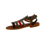 Sandales de la marque LES TROPEZIENNES par M. BELARBI, dessus cuir, doublure cuir, première cuir, semelle extérieure cuir