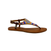 Sandales de la marque LES TROPEZIENNES, par M. BELARBI, BIMBO multicolor, dessus/tige cuir, semelle intérieure cuir, doublure cuir, semelle extérieure gomme.