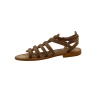 Sandales Les Tropéziennes, par M. BELARBI, dessus/tige cuir, doublure cuir, semelle intérieure cuir, semelle extéroeire cuir/gomme, hauteur talon 1,5 cms