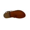 Sandales Les Tropéziennes, par M. BELARBI, dessus/tige cuir, doublure cuir, semelle intérieure cuir, semelle extéroeire cuir/gomme, hauteur talon 1,5 cms