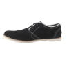 Sneakers RENAUD noir de la marque KDOPA, dessus cuir/textile, doublure textile, semelle intérieure textile, semelle extérieure élastomère