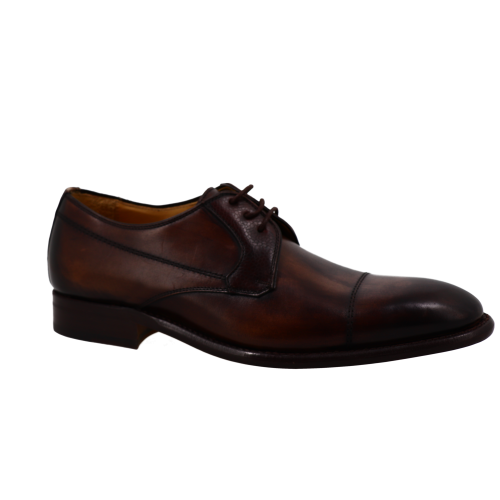 Chaussures Derbies à lacets, marque BERWICK, dessus/tige cuir, doublure cuir, semelle intérieure cuir, semelle extérieure cuir